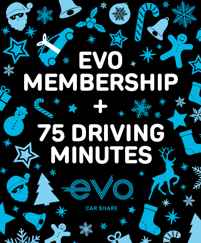 FOR NEW MEMBERS: Membership + 75 Driving Minutes - Evo Stocking Stuffer